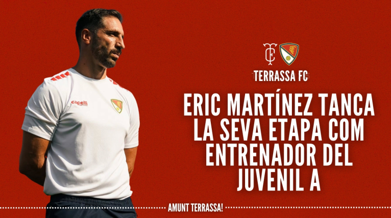 Eric Martínez finalitza la seva etapa al Terrassa FC